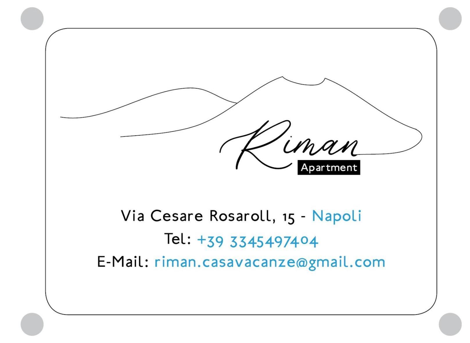 Riman, Apartment Napoli Bagian luar foto